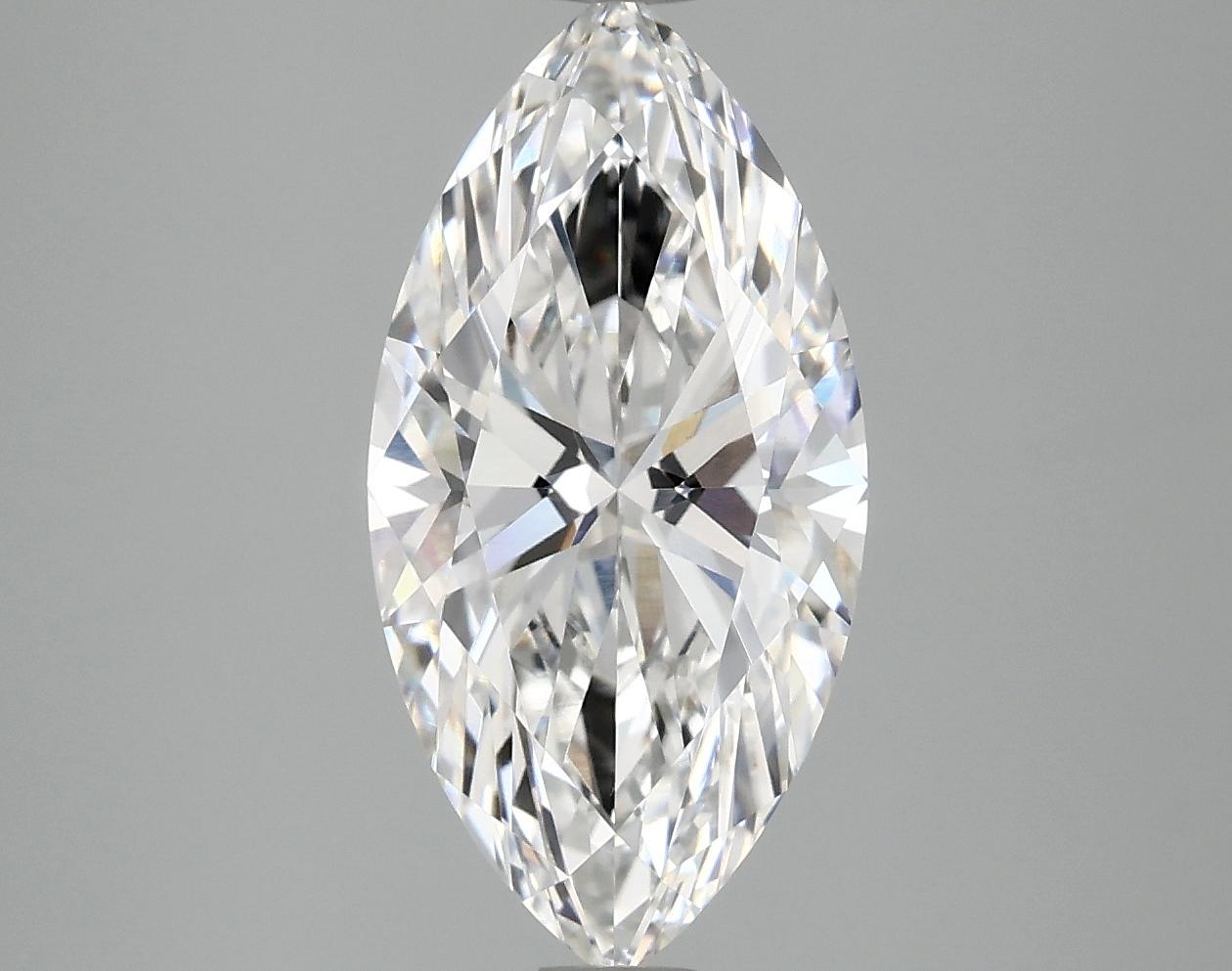 3.06 Carat Marquise Shaped Ideal Cut VVS2 IGI Certified Lab Grown Diamond
