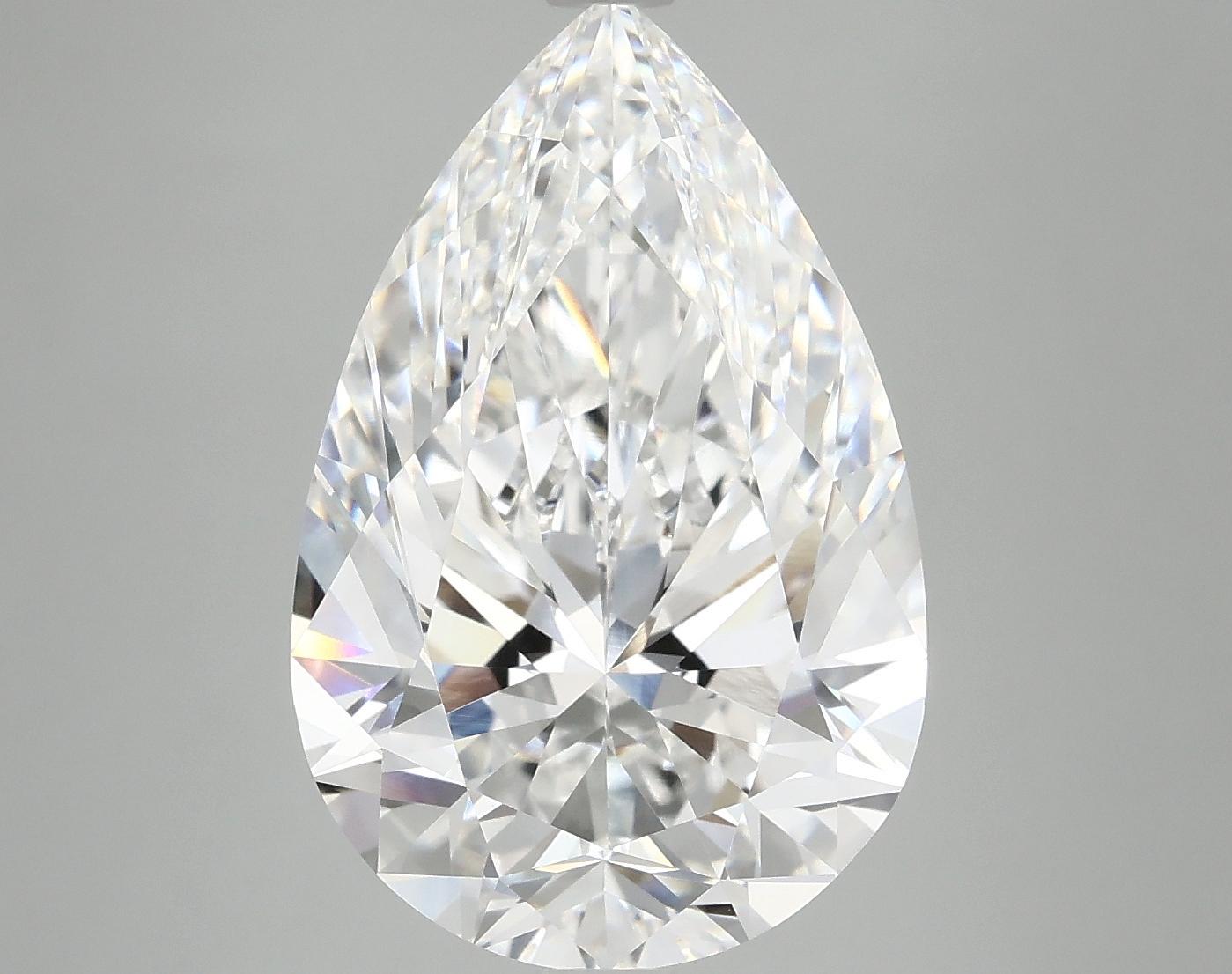 7.05 Carat Pear Shaped Excellent Cut VVS2 IGI Certified Lab Grown Diamond