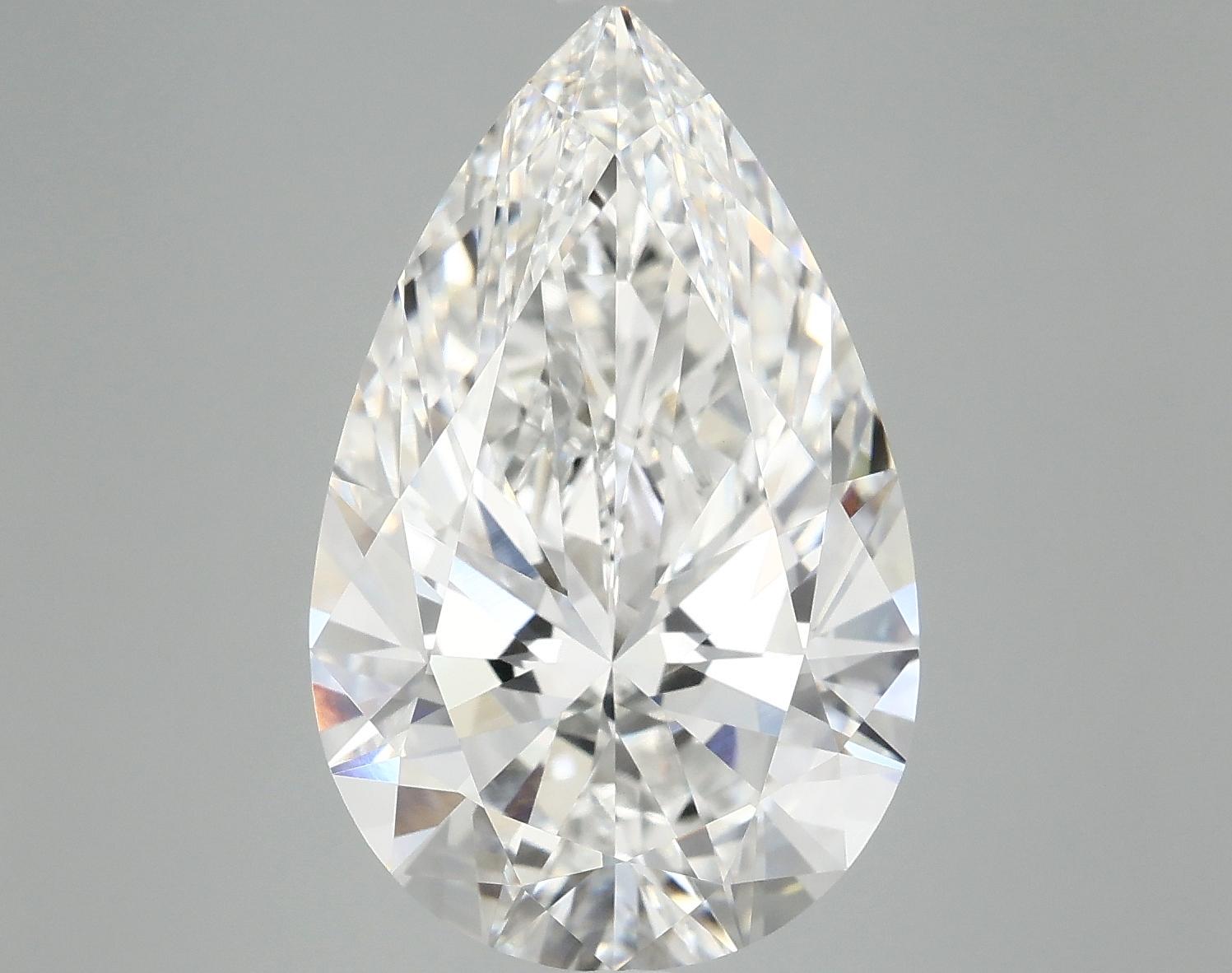 7.17 Carat Pear Shaped Ideal Cut VVS2 IGI Certified Lab Grown Diamond