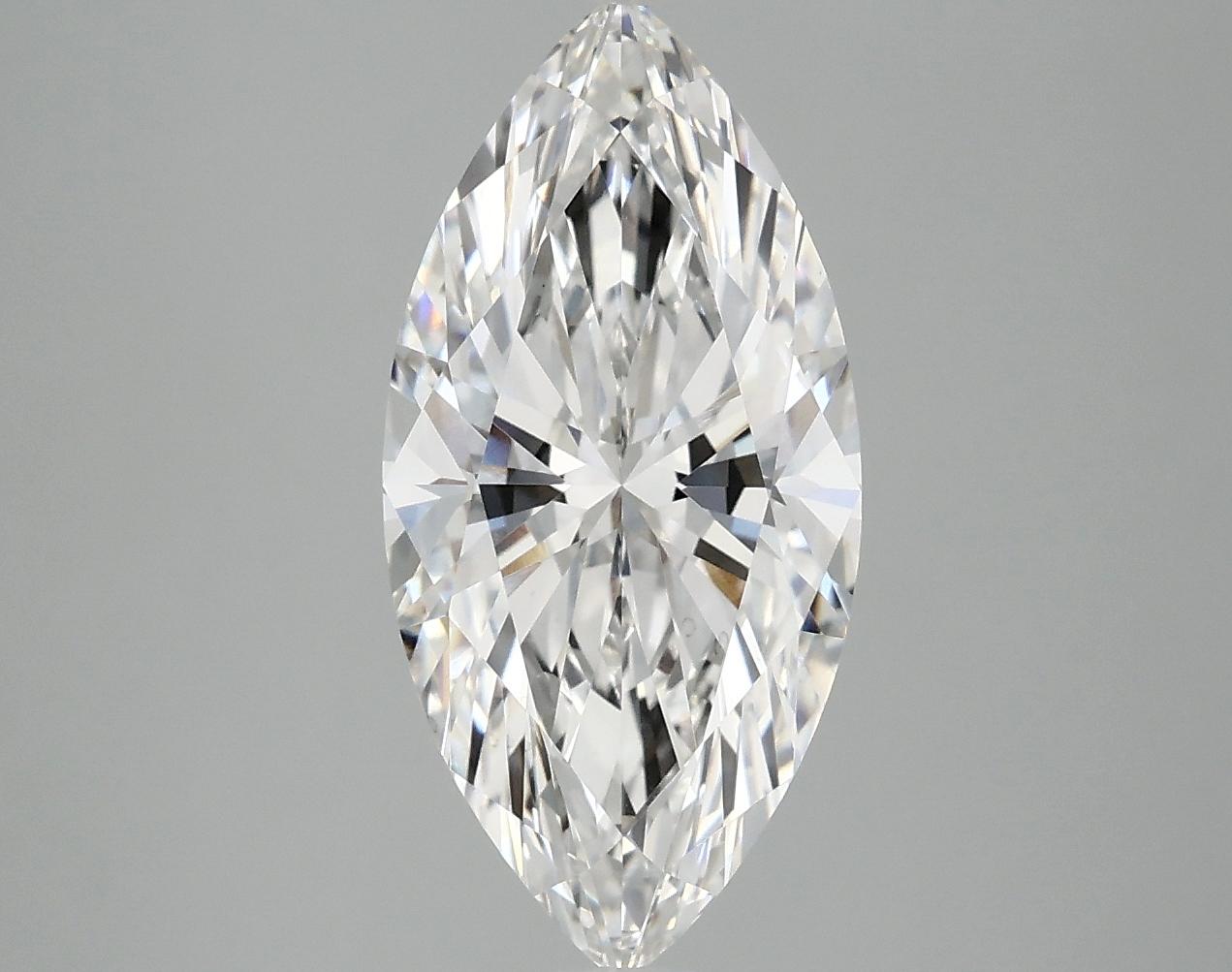 3.08 Carat Marquise Shaped Excellent Cut VS1 IGI Certified Lab Grown Diamond