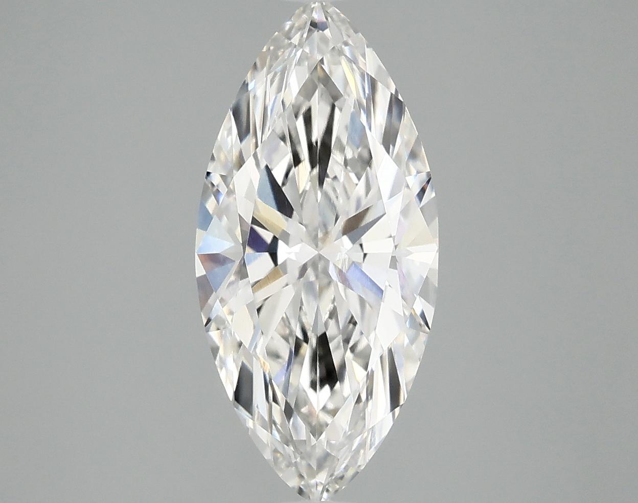 2.51 Carat Marquise Shaped Excellent Cut VVS2 IGI Certified Lab Grown Diamond