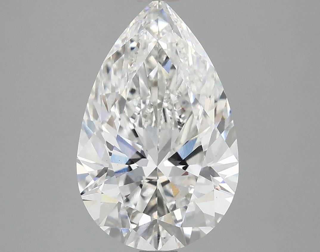 3.09 Carat Pear Shaped Ideal Cut VS1 IGI Certified Lab Grown Diamond