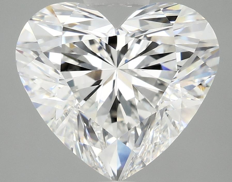 5.06 Carat Heart Shaped Ideal Cut VVS2 IGI Certified Lab Grown Diamond