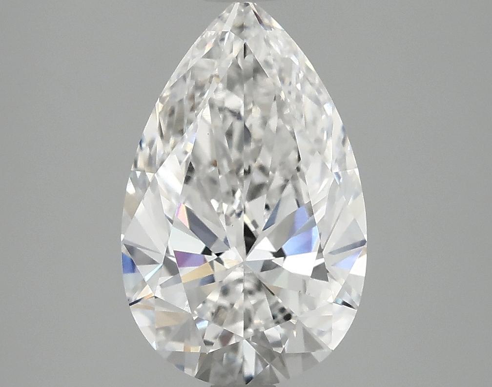 2.52 Carat Pear Shaped Ideal Cut VVS2 IGI Certified Lab Grown Diamond