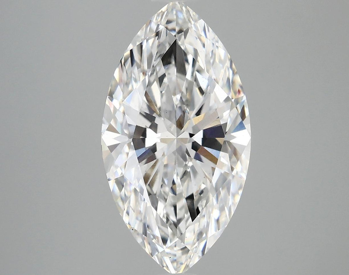 3.08 Carat Marquise Shaped Excellent Cut VS2 IGI Certified Lab Grown Diamond