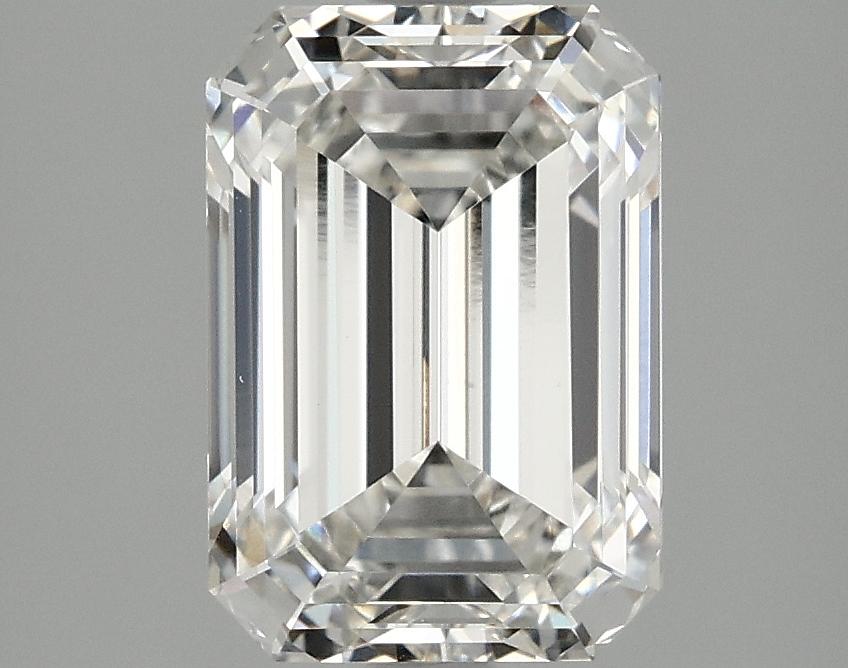 2.44 Carat Emerald Shaped Ideal Cut VVS2 IGI Certified Lab Grown Diamond