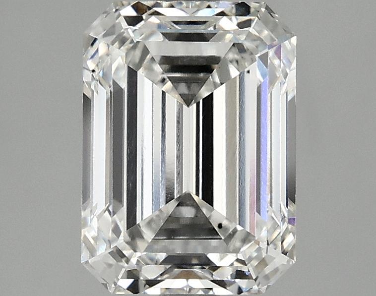 2.42 Carat Emerald Shaped Excellent Cut VS2 IGI Certified Lab Grown Diamond