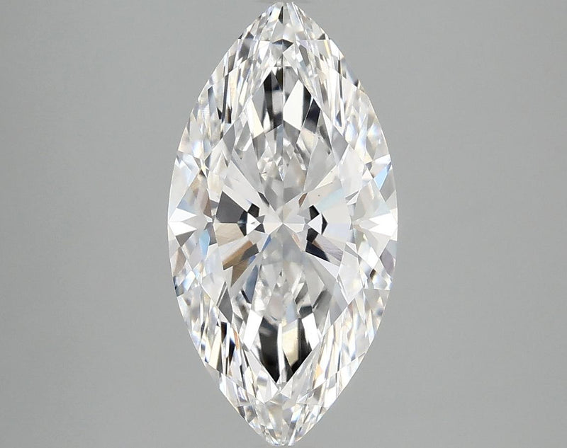 2.5 Carat Marquise Shaped Ideal Cut VVS2 IGI Certified Lab Grown Diamond