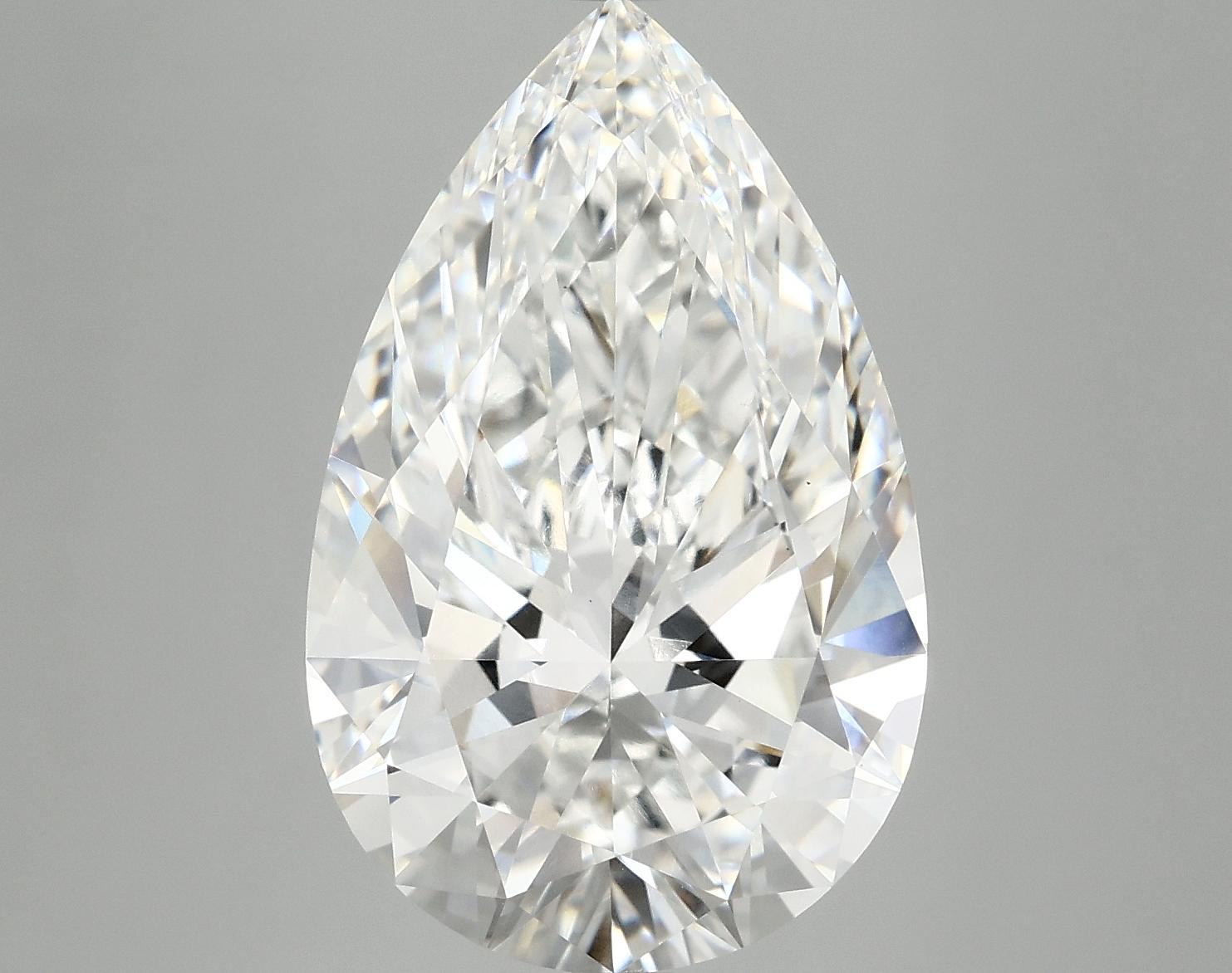 7.01 Carat Pear Shaped Ideal Cut VVS2 IGI Certified Lab Grown Diamond
