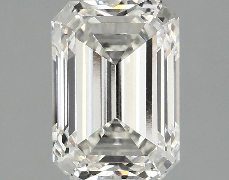 2.52 Carat Emerald Shaped Ideal Cut VVS2 IGI Certified Lab Grown Diamond