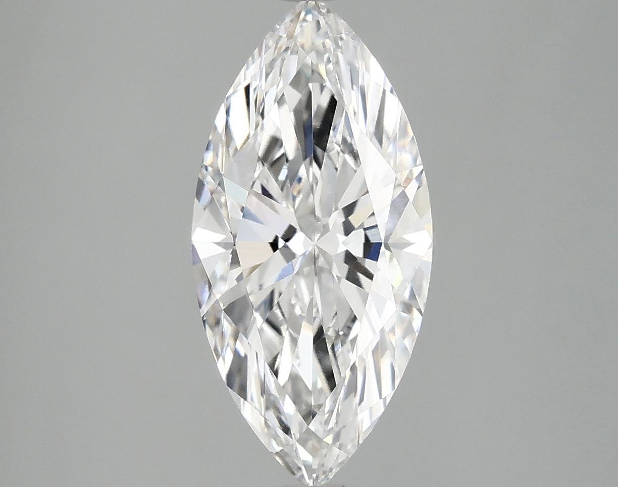 2.36 Carat Marquise Shaped Excellent Cut VVS2 IGI Certified Lab Grown Diamond