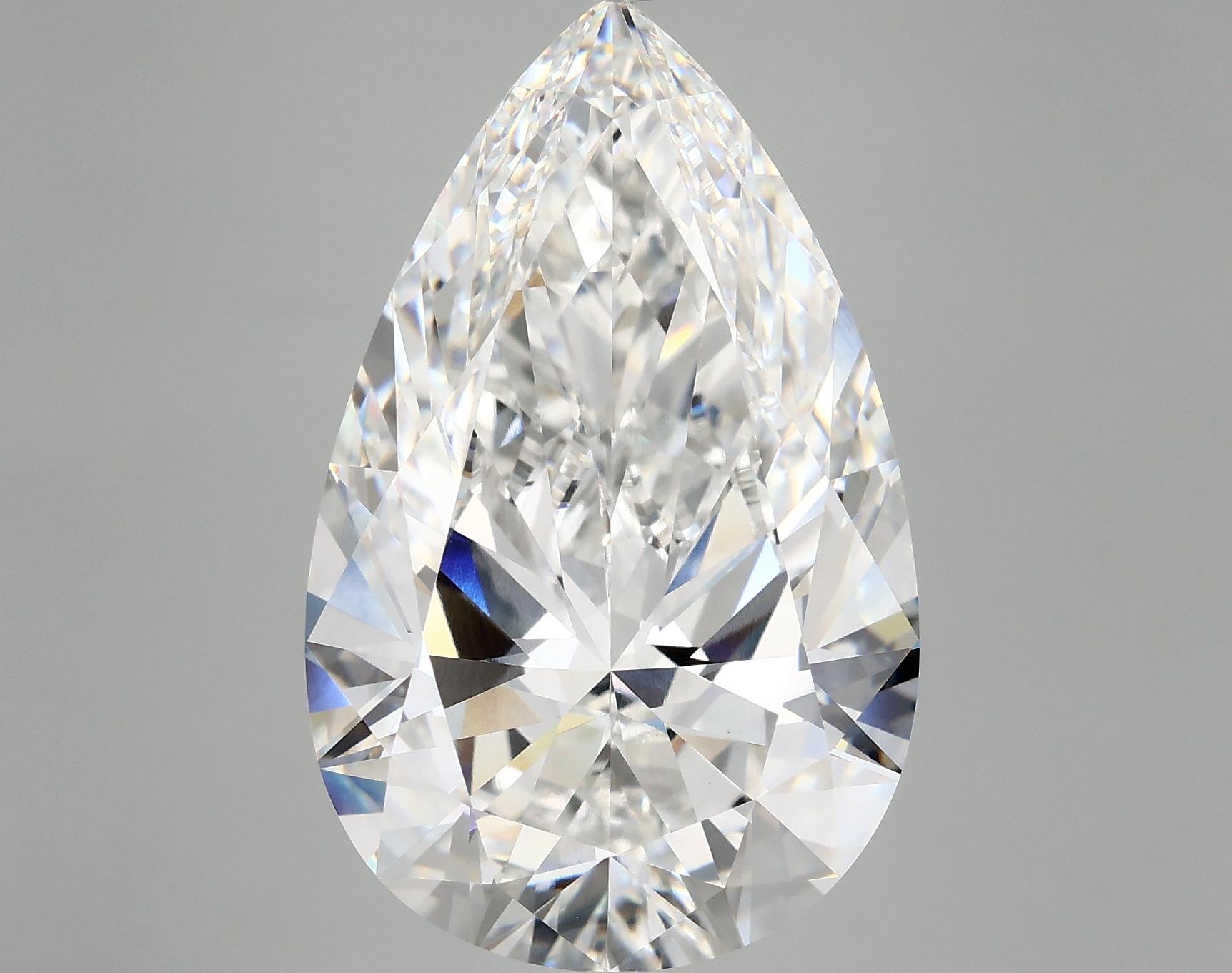11.32 Carat Pear Shaped Ideal Cut VVS2 IGI Certified Lab Grown Diamond