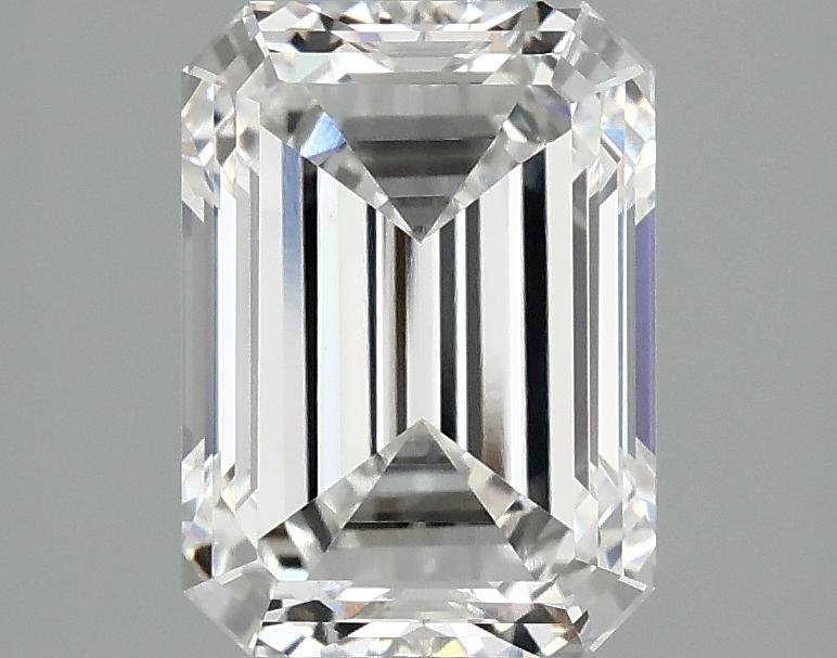 2.5 Carat Emerald Shaped Excellent Cut VVS2 IGI Certified Lab Grown Diamond