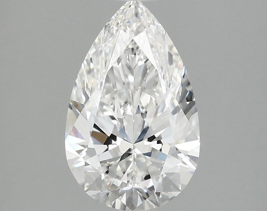 1.56 Carat Pear Shaped Ideal Cut VVS2 IGI Certified Lab Grown Diamond