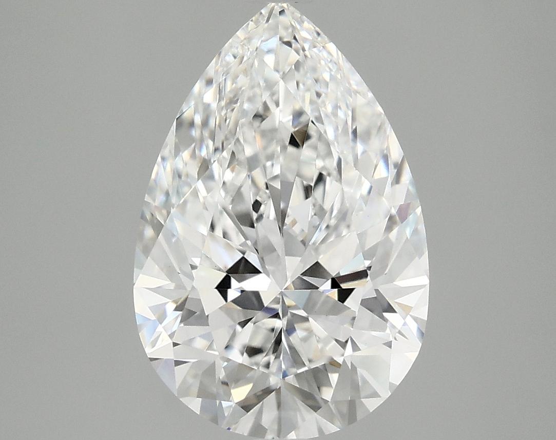 3.07 Carat Pear Shaped Excellent Cut VVS2 IGI Certified Lab Grown Diamond