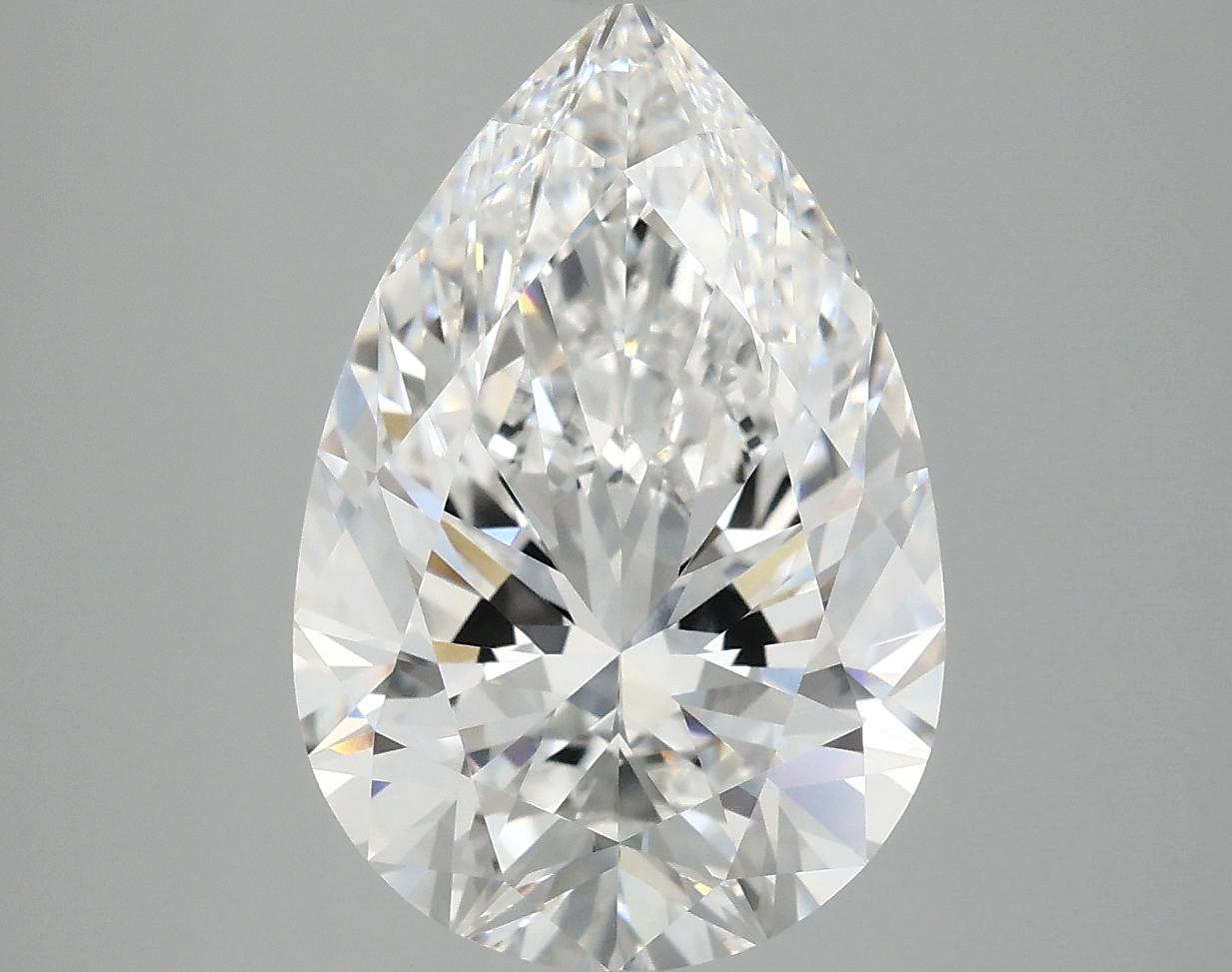 4.93 Carat Pear Shaped Excellent Cut VVS2 IGI Certified Lab Grown Diamond