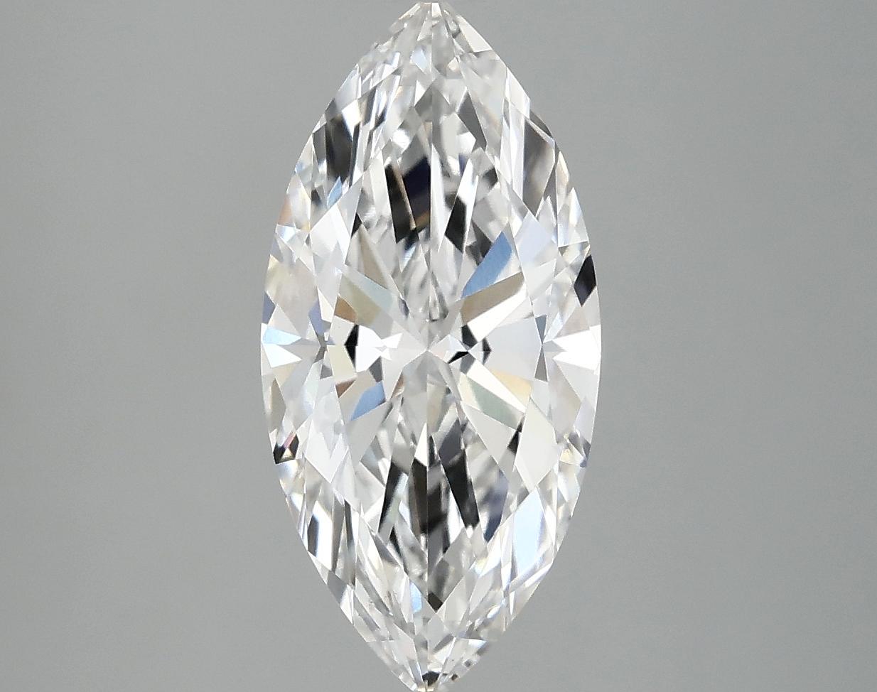 2.51 Carat Marquise Shaped Excellent Cut VS1 IGI Certified Lab Grown Diamond