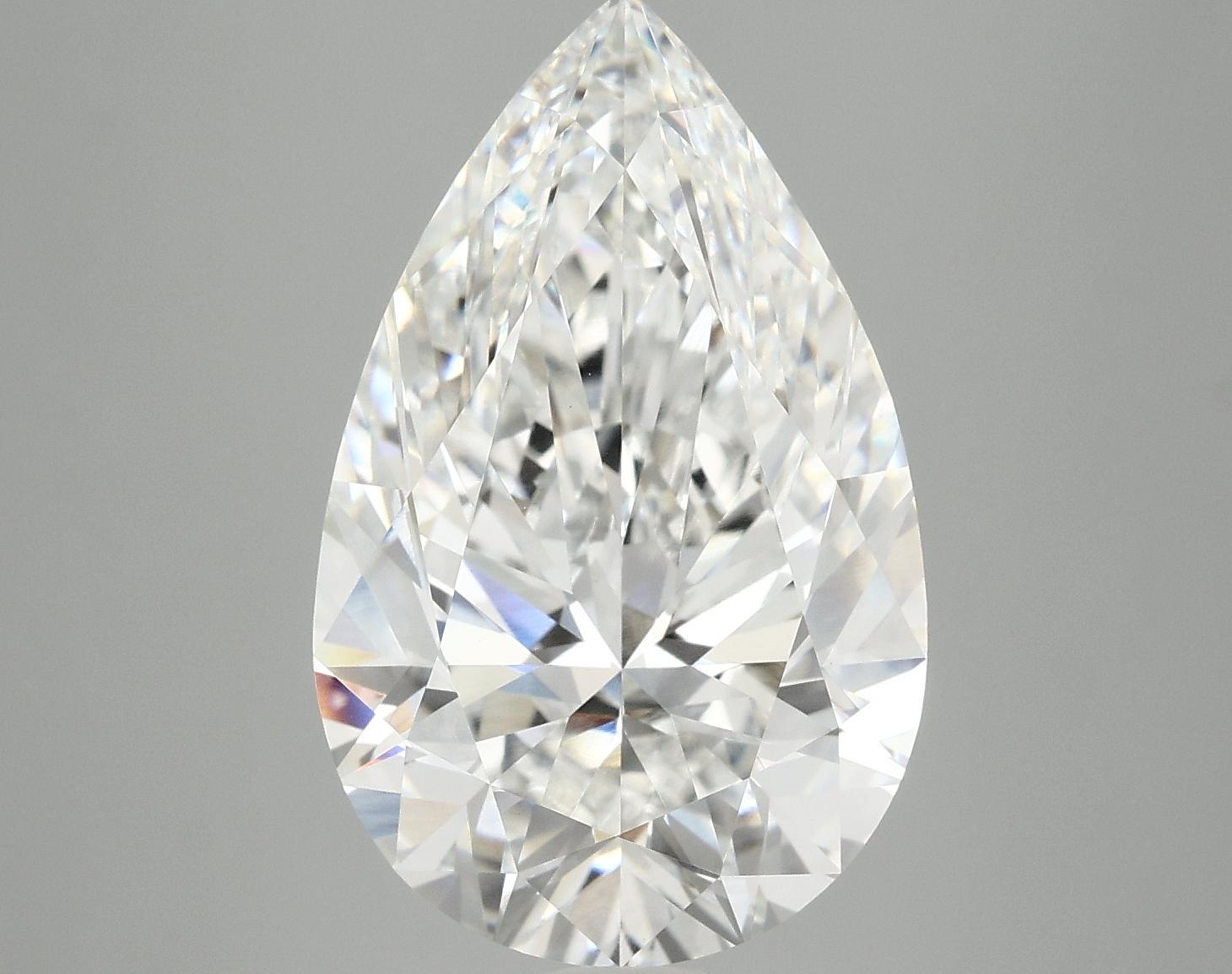 6.73 Carat Pear Shaped Ideal Cut VVS2 IGI Certified Lab Grown Diamond