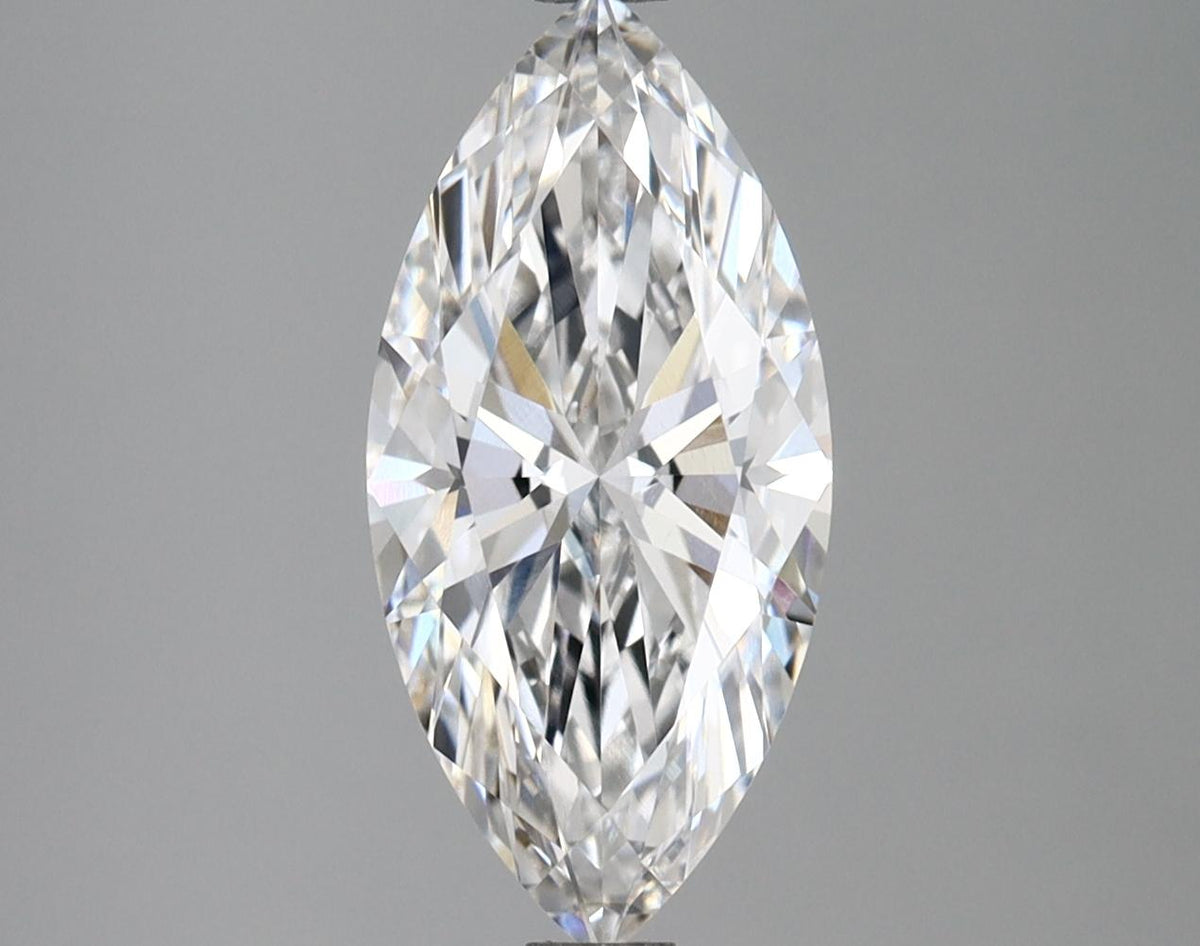 2.09 Carat Marquise Shaped Excellent Cut VVS2 IGI Certified Lab Grown Diamond