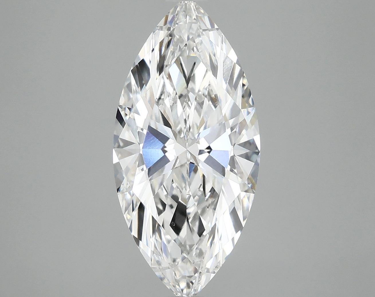 3.02 Carat Marquise Shaped Excellent Cut VS1 IGI Certified Lab Grown Diamond