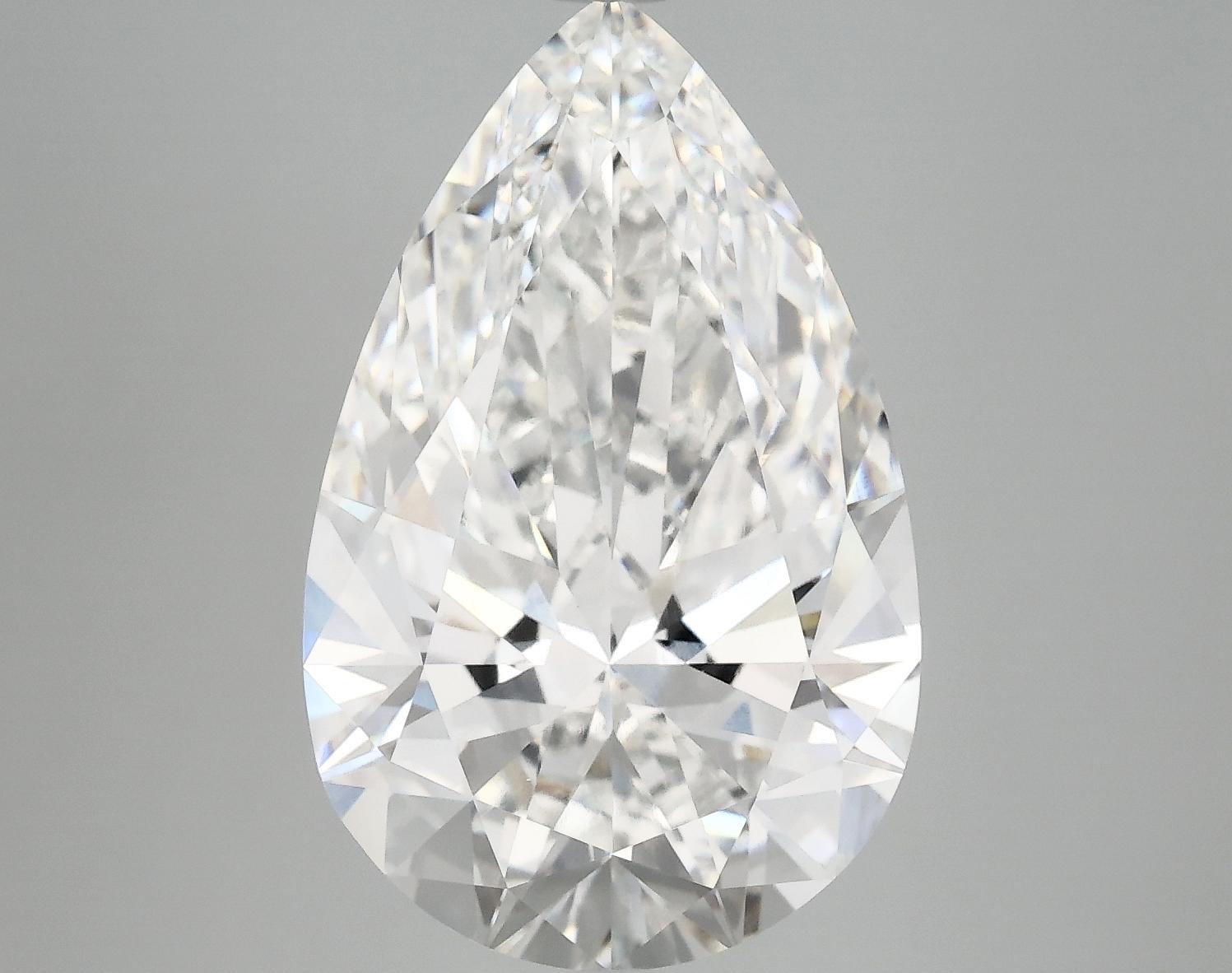 7.23 Carat Pear Shaped Ideal Cut VVS2 IGI Certified Lab Grown Diamond