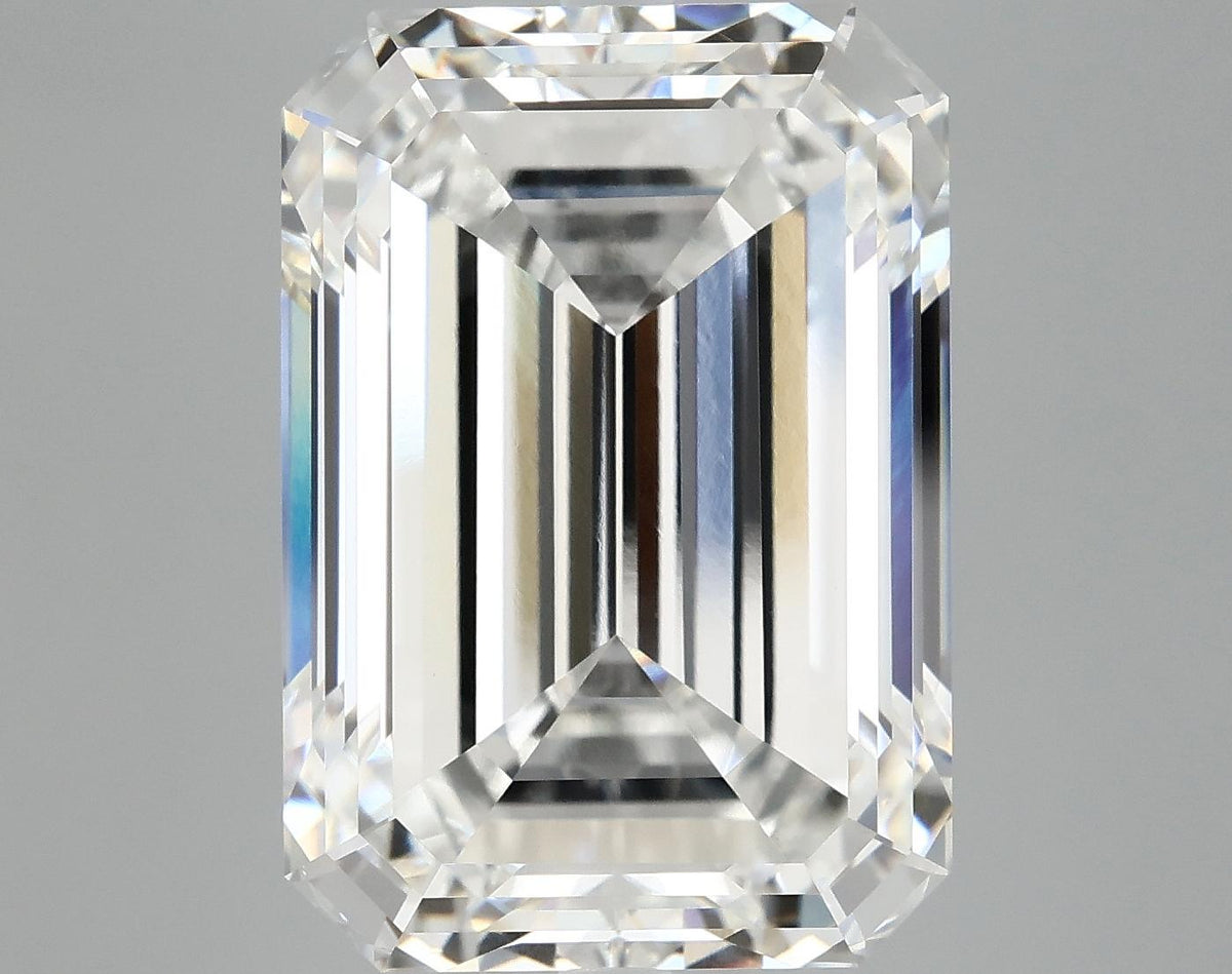 12.35 Carat Emerald Shaped Ideal Cut VVS2 IGI Certified Lab Grown Diamond