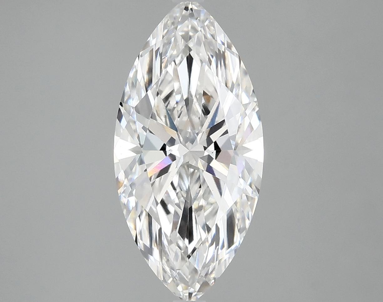 2.55 Carat Marquise Shaped Excellent Cut VS1 IGI Certified Lab Grown Diamond