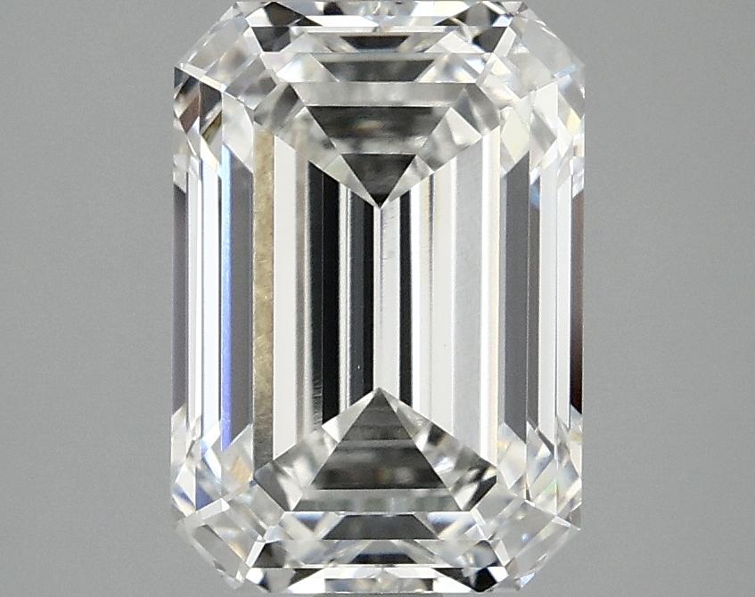 3.1 Carat Emerald Shaped Ideal Cut VVS2 IGI Certified Lab Grown Diamond