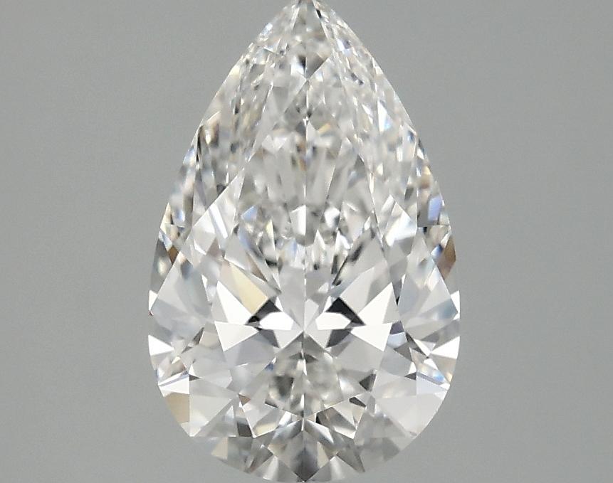 1.58 Carat Pear Shaped Ideal Cut VVS2 IGI Certified Lab Grown Diamond