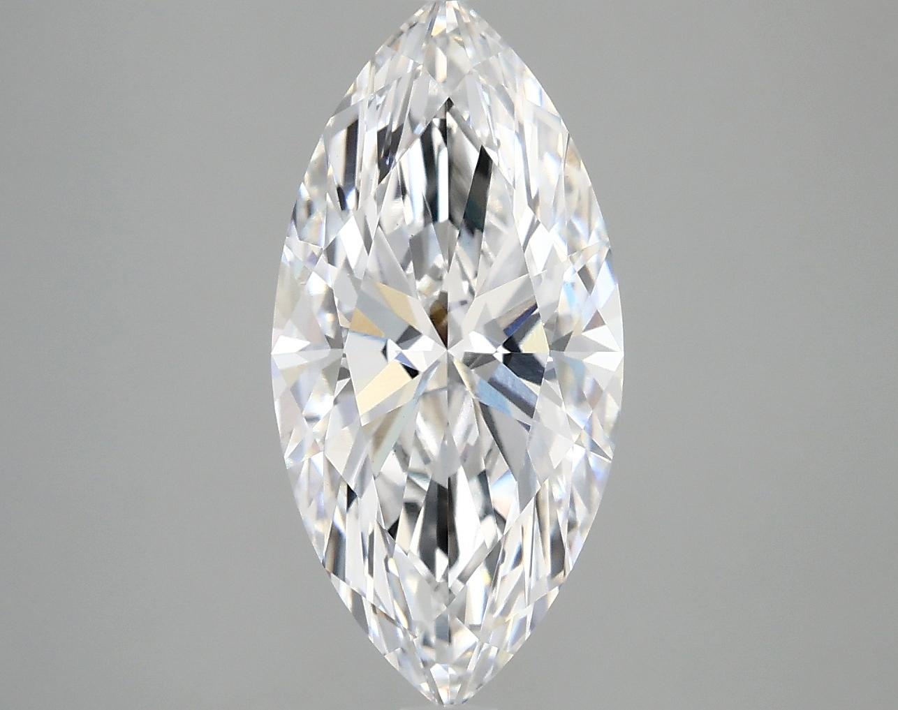3.06 Carat Marquise Shaped Excellent Cut VS1 IGI Certified Lab Grown Diamond