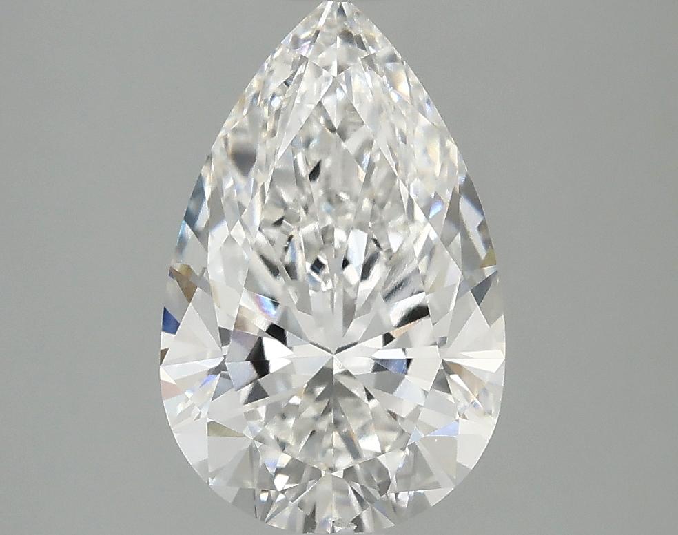 2.46 Carat Pear Shaped Ideal Cut VS2 IGI Certified Lab Grown Diamond