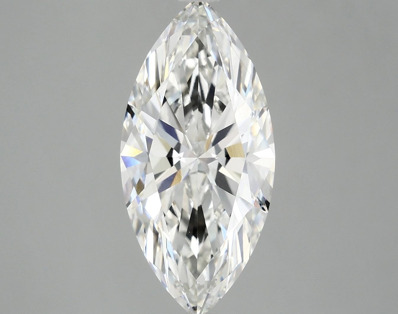 3.01 Carat Marquise Shaped Excellent Cut VVS2 IGI Certified Lab Grown Diamond