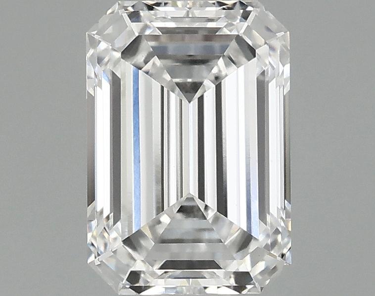 0.98 Carat Emerald Shaped Ideal Cut VVS2 IGI Certified Lab Grown Diamond