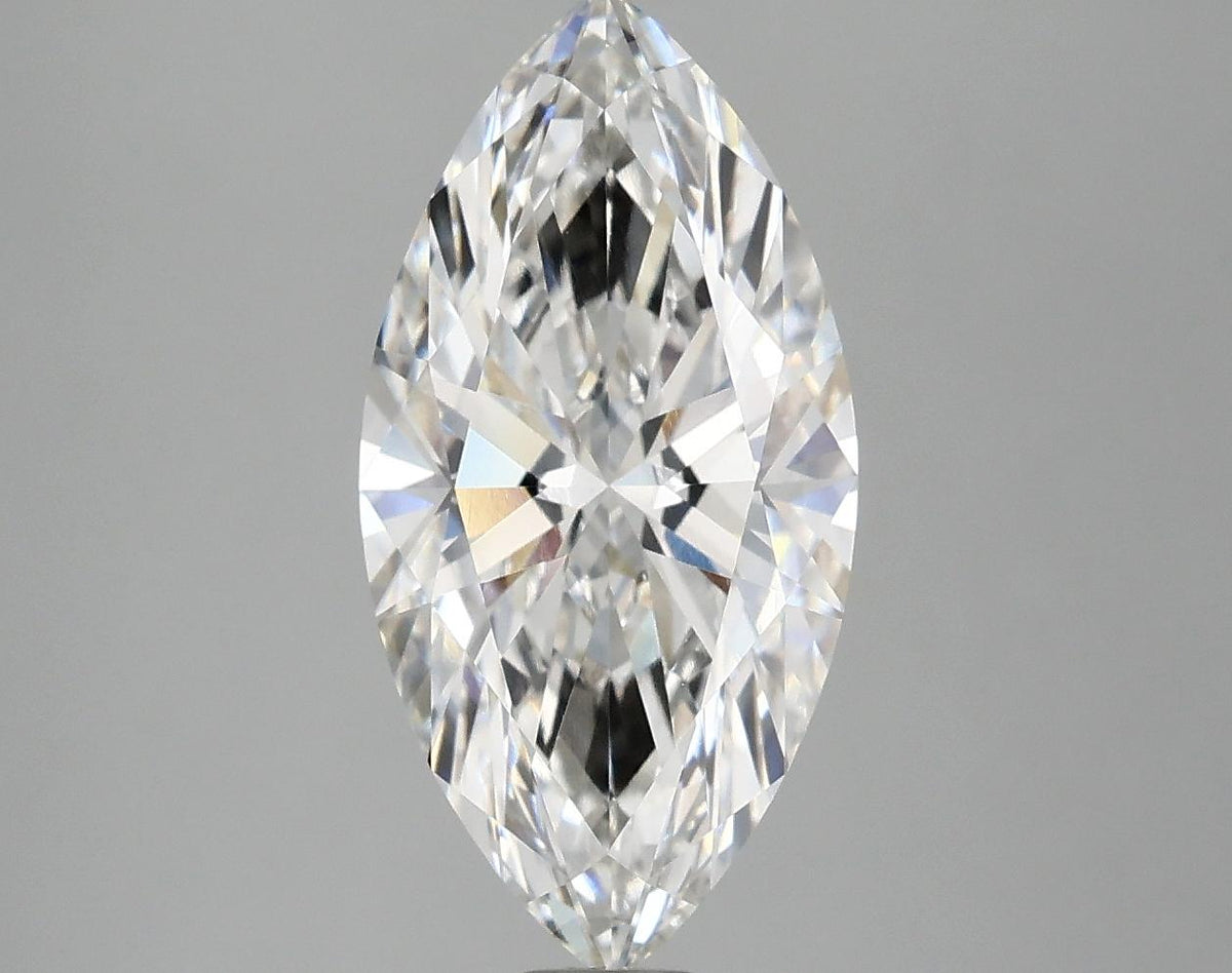 2.88 Carat Marquise Shaped Ideal Cut VVS2 IGI Certified Lab Grown Diamond