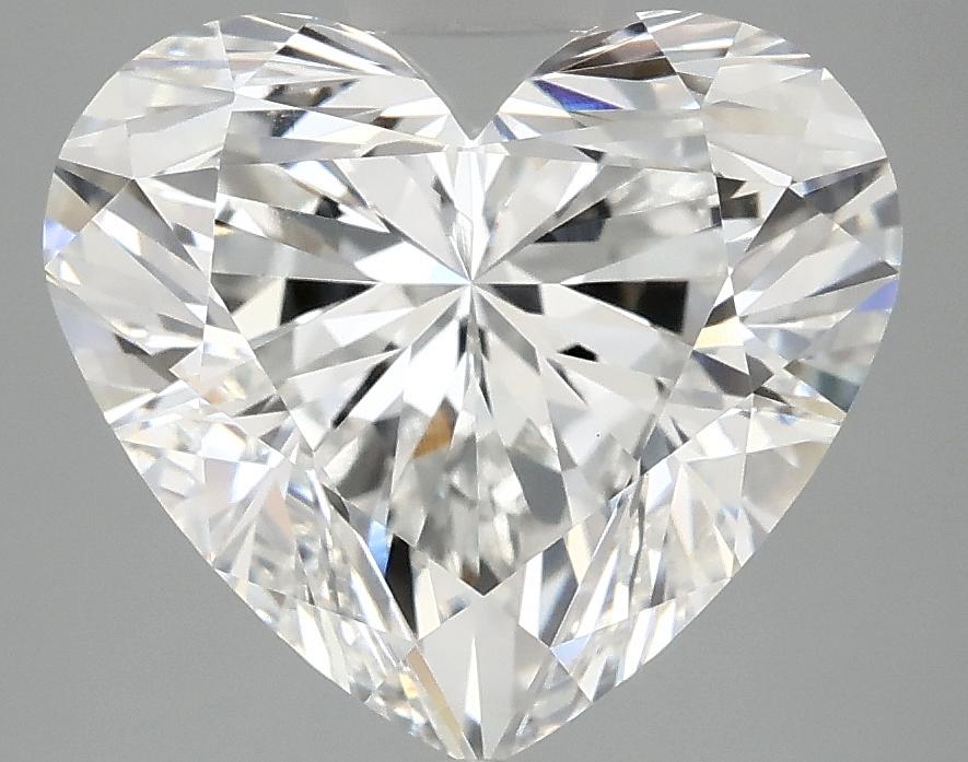 5.02 Carat Heart Shaped Ideal Cut VVS2 IGI Certified Lab Grown Diamond