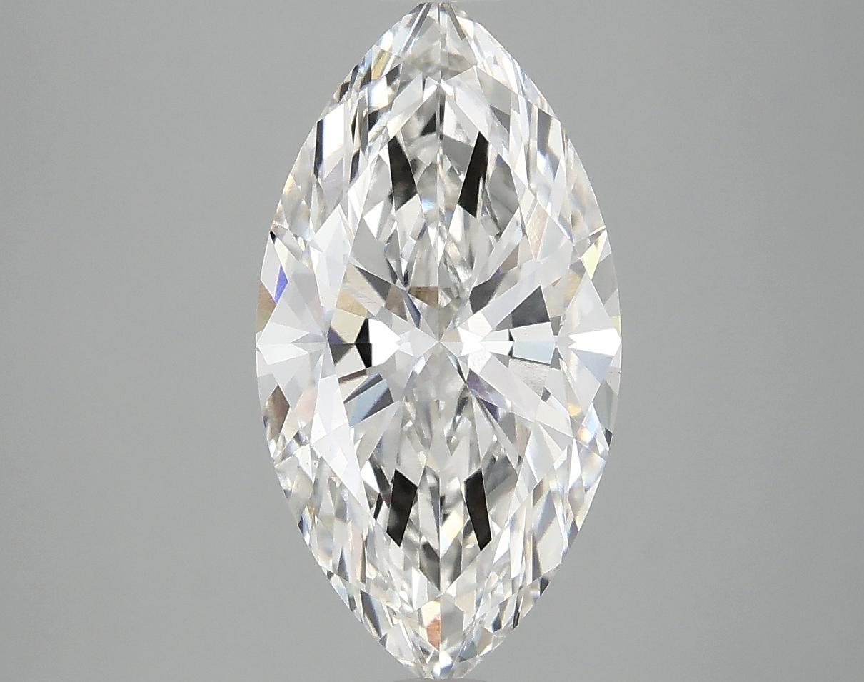3.03 Carat Marquise Shaped Excellent Cut VVS2 IGI Certified Lab Grown Diamond