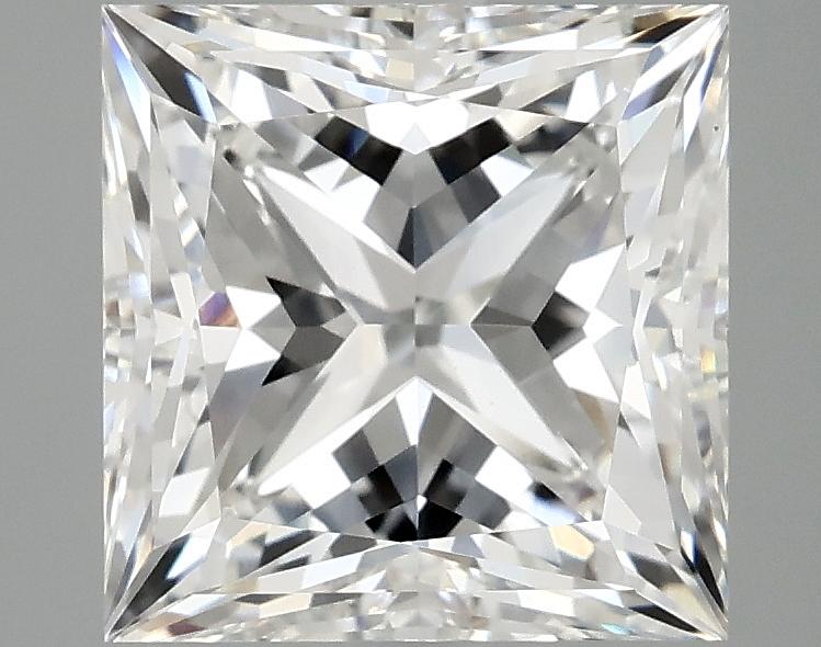 3.83 Carat Princess Shaped Ideal Cut VVS2 IGI Certified Lab Grown Diamond