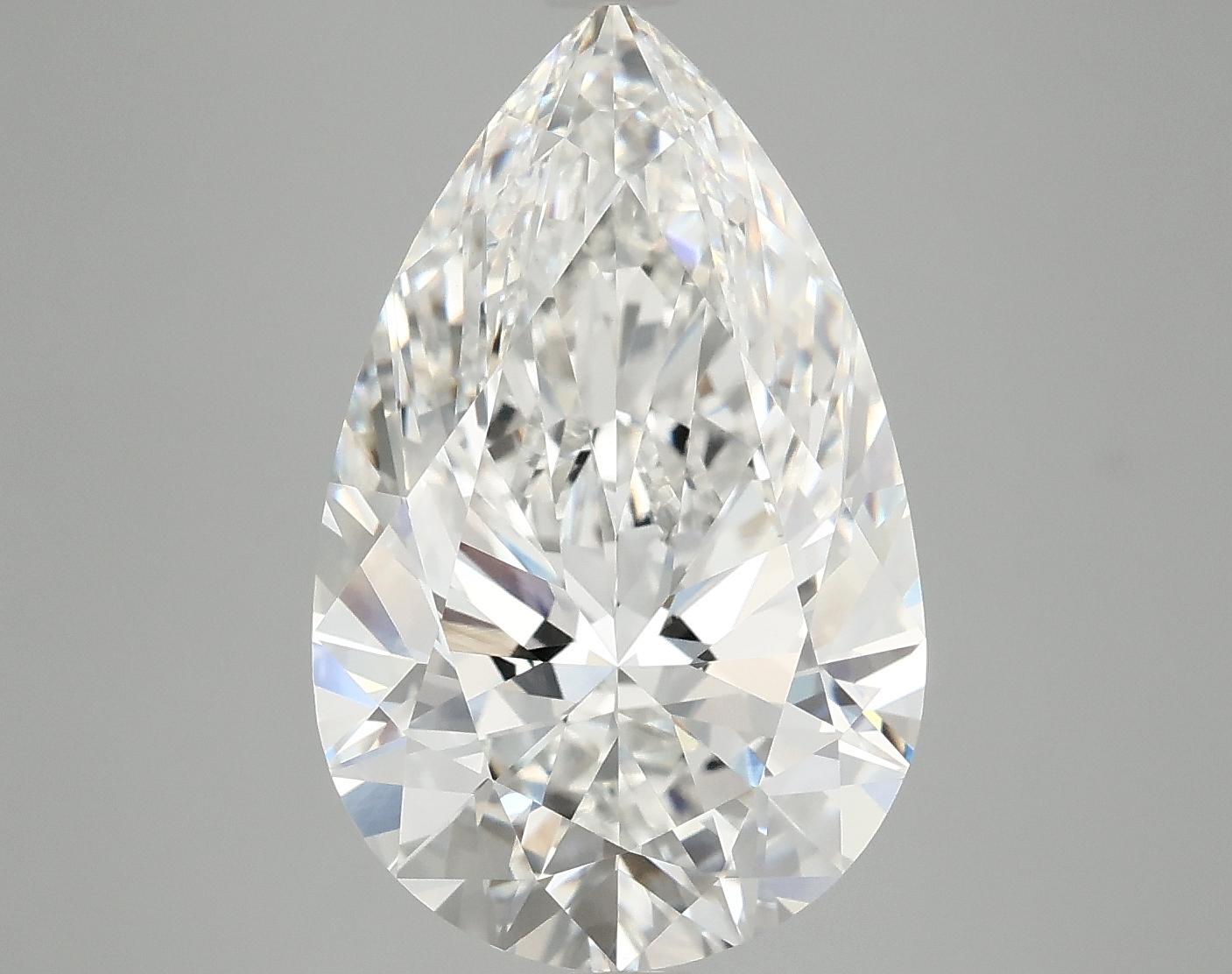 7.16 Carat Pear Shaped Ideal Cut VVS2 IGI Certified Lab Grown Diamond