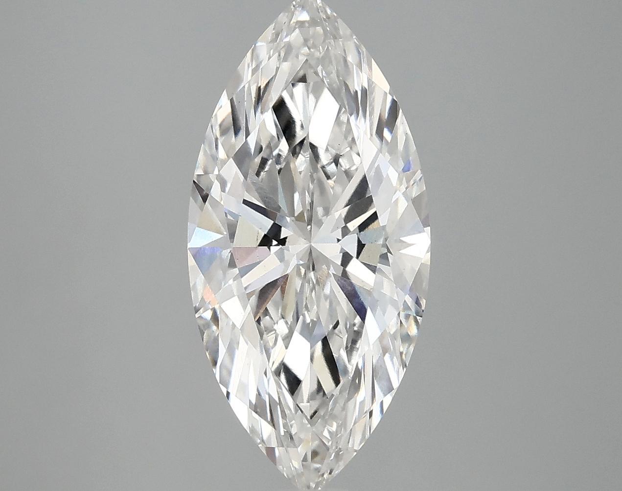 3.02 Carat Marquise Shaped Excellent Cut VS1 IGI Certified Lab Grown Diamond