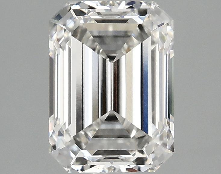 2.07 Carat Emerald Shaped Excellent Cut VVS2 IGI Certified Lab Grown Diamond