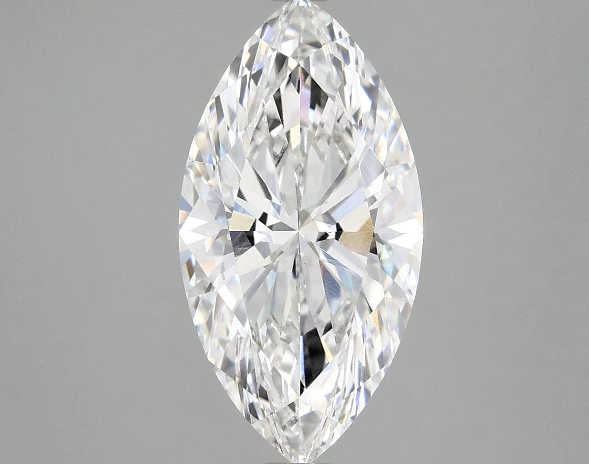 3.04 Carat Marquise Shaped Ideal Cut VVS2 IGI Certified Lab Grown Diamond