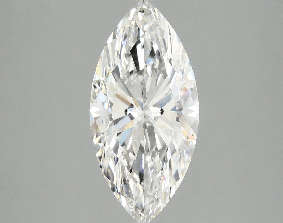 2.07 Carat Marquise Shaped Excellent Cut VVS2 IGI Certified Lab Grown Diamond