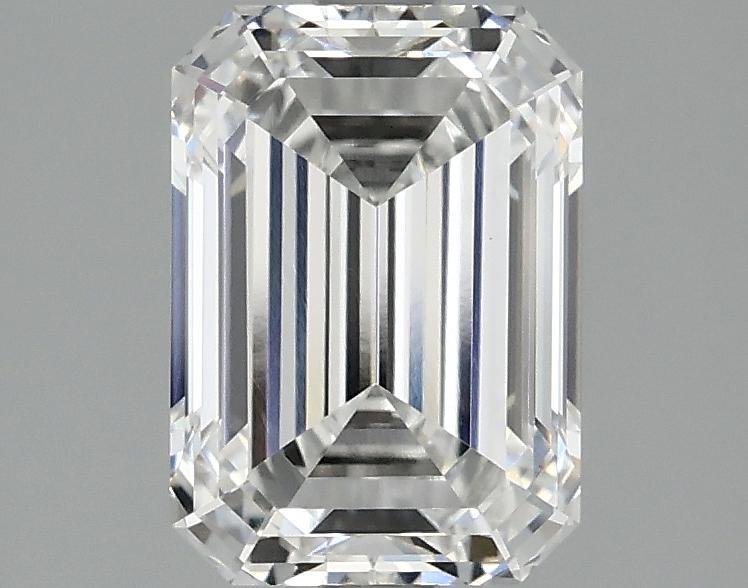 2.1 Carat Emerald Shaped Ideal Cut VVS2 IGI Certified Lab Grown Diamond