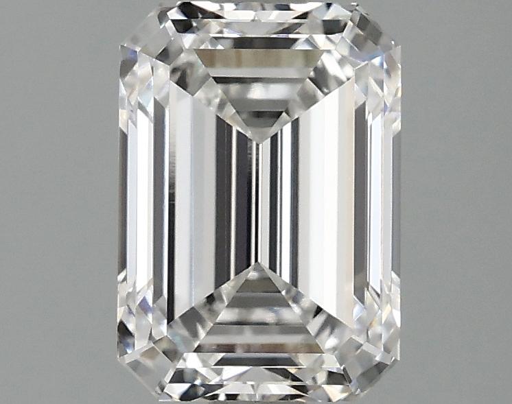 2.1 Carat Emerald Shaped Ideal Cut VS1 IGI Certified Lab Grown Diamond