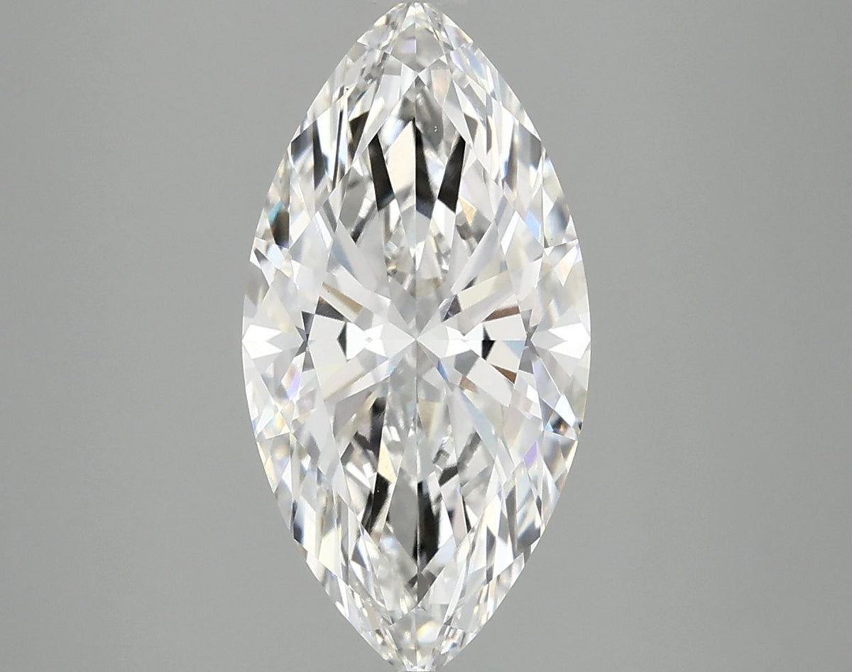 3.05 Carat Marquise Shaped Ideal Cut VS2 IGI Certified Lab Grown Diamond