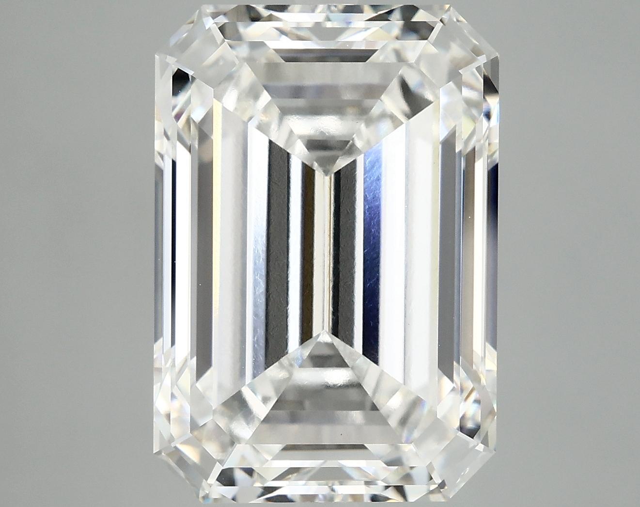 12.24 Carat Emerald Shaped Ideal Cut VVS2 IGI Certified Lab Grown Diamond