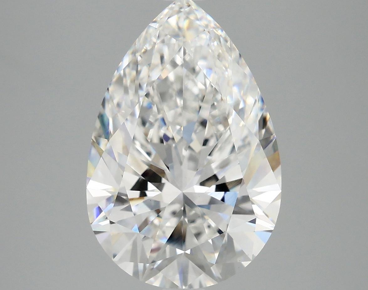 3.83 Carat Pear Shaped Excellent Cut VVS2 IGI Certified Lab Grown Diamond
