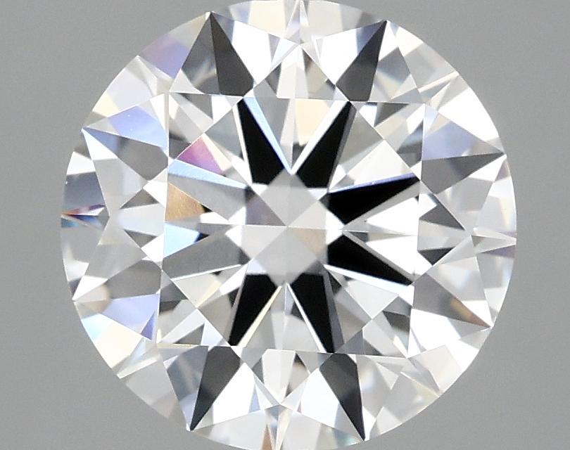 3.08 Carat Round Shaped Ideal Cut VVS2 IGI Certified Lab Grown Diamond