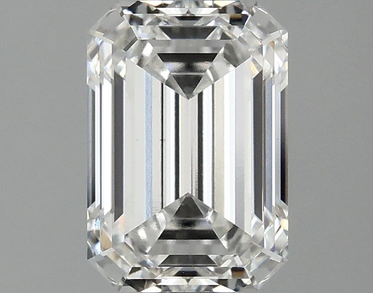 2.06 Carat Emerald Shaped Ideal Cut VVS2 IGI Certified Lab Grown Diamond