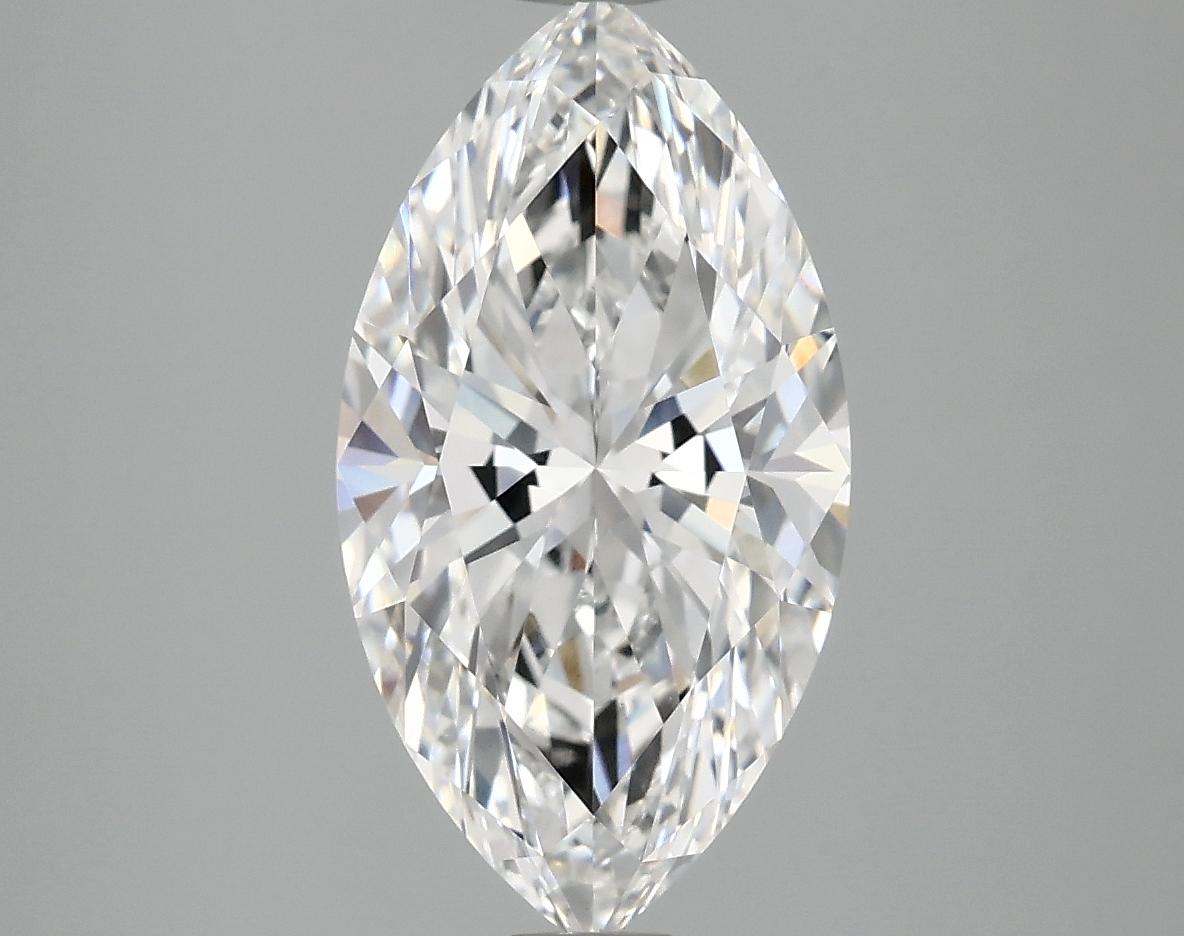 3.07 Carat Marquise Shaped Excellent Cut VVS2 IGI Certified Lab Grown Diamond